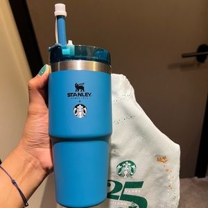COPY - Starbucks Stainless Steel Ocean Stanley Cold Cup 16oz.